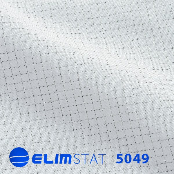 Sewn with black carbon threading to give it static shielding properties 5049 series cotton - polyester blended fabric hangs crisply on the wearer.
