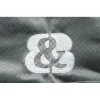 Custom ESD Smock Embroidery in Gray at Macro Scale Elimstat