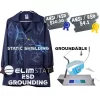 Cotton ESD Smocks Groundable Static Shielding